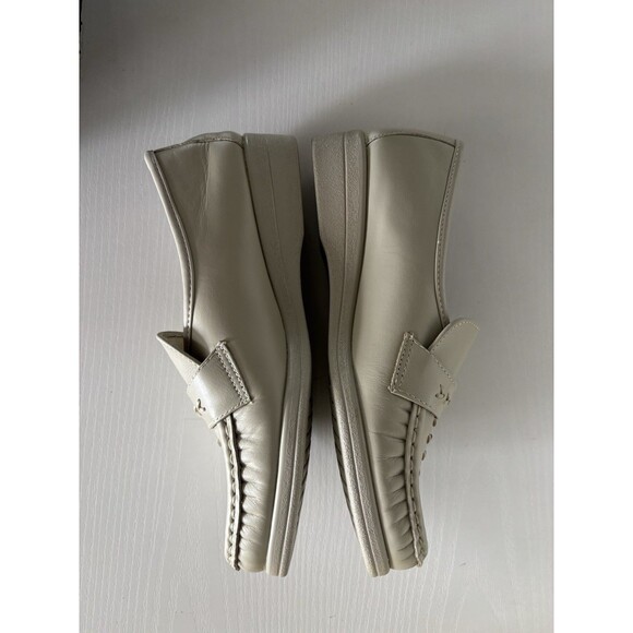 Soft Spots Venus Lite Womens Size 8 Wide Bone Loafer Shoe Oxford Casual Work - Picture 5 of 10